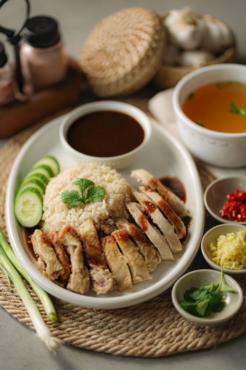 Hainanese chicken rice